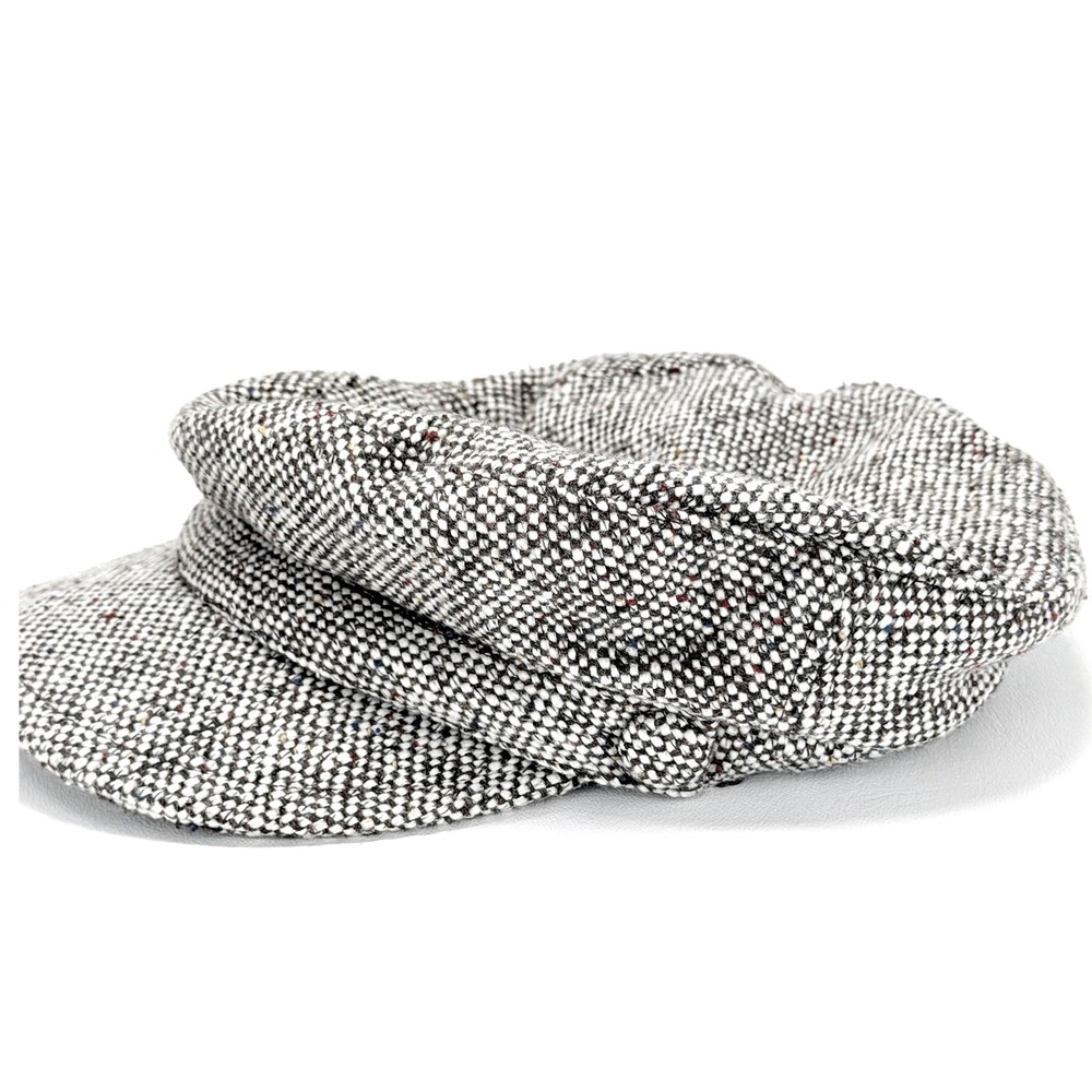 Scala Pronto Newsboy Cap One Size Multi-Color Tweed Poly/Wood - Picture 9 of 9